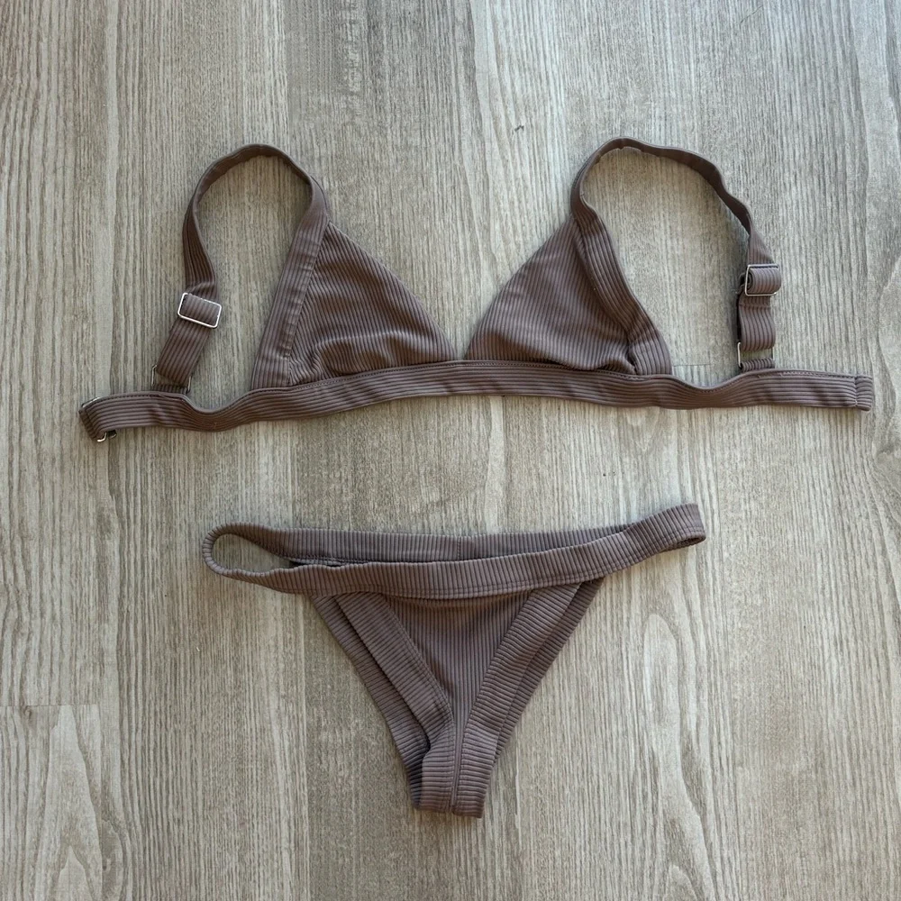 Frankie’s Bikinis brown bikini
